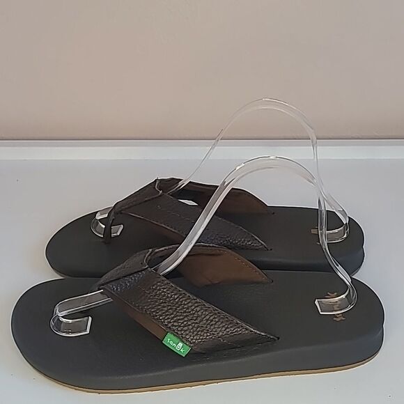 Sanuk Brumeister Primo Sandal-Brown Men's Size US 8/ EU 41 - Picture 3 of 13